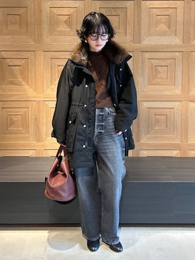 「アイテム（モッズコート）」を使った、cl_shinoさん（レディース・159cm）の秋コーディネート