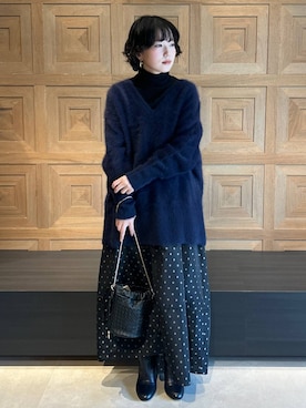 「旅行」｜「アイテム（アクセサリー）」を使った、cl_shinoさん（レディース・159cm）の秋コーディネート