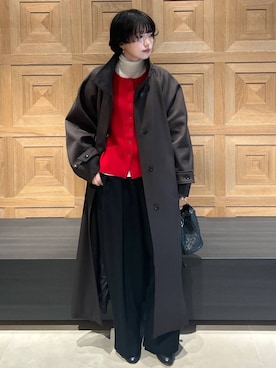 「アイテム（トレンチコート）」を使った、cl_shinoさん（レディース・159cm）の秋コーディネート
