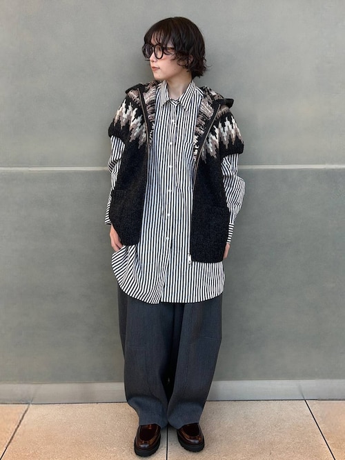 Curensology ノルディックフードベスト　ブラック Curensology｜ノルディックフードベスト | Rakuten Fashion(楽天