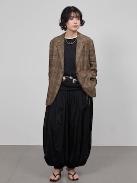 cl_shinoさん（レディース・159cm）の冬コーディネート