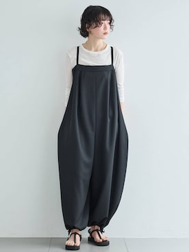 「suicoke（スイコック）のアイテム」を使った、cl_shinoさん（レディース・159cm）の春コーディネート