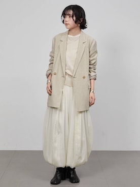 cl_shinoさん（レディース・159cm）の冬コーディネート