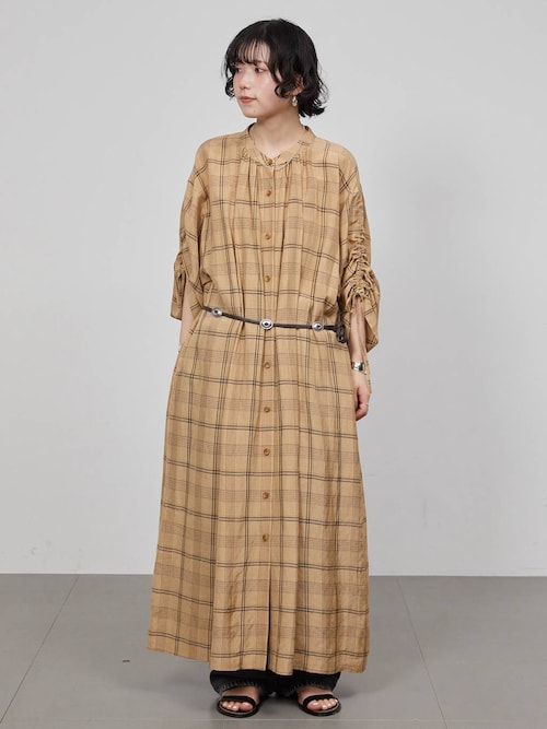 Curensology（カレンソロジー） ワンピース /「C.S.G」リネンチェック