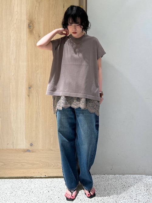 Curensology(カレンソロジー)/＜&RC＞ワイドルーズデニムパンツ