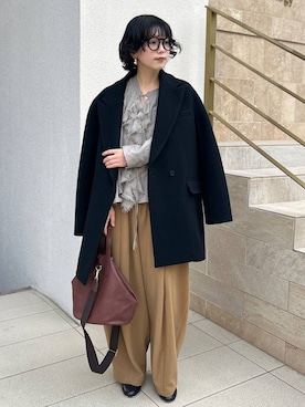 cl_shinoさん（レディース・159cm）の冬コーディネート