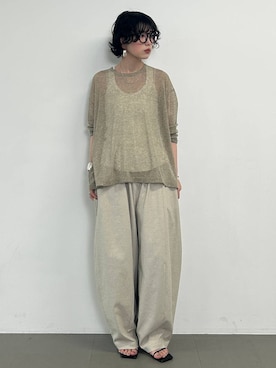 「Curensology（カレンソロジー）のアイテム」を使った、cl_shinoさん（レディース・159cm）の春コーディネート