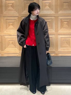 「アイテム（トレンチコート）」を使った、cl_shinoさん（レディース・159cm）の秋コーディネート