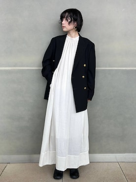 「アイテム（ピアス（両耳用））」を使った、cl_shinoさん（レディース・159cm）の秋コーディネート