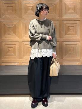 cl_shinoさん（レディース・159cm）の冬コーディネート