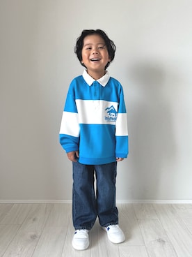 「アイテム（パンツ）」を使った、ouchan08さん（キッズ・100cm）の秋コーディネート
