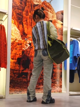 「アイテム（ニット/セーター、その他）」を使った、Desigual 北九州STAFFさん（レディース・165cm）の秋コーディネート