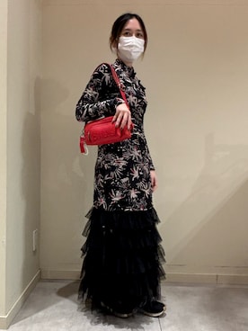 「Desigual（デシグアル）のアイテム」を使った、Desigual 北九州STAFFさん（レディース・165cm）の春コーディネート