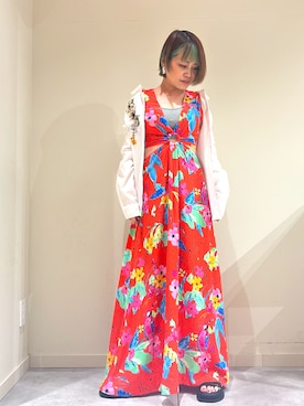 Desigual 北九州STAFFさん(レディース・159cm)の夏コーディネート