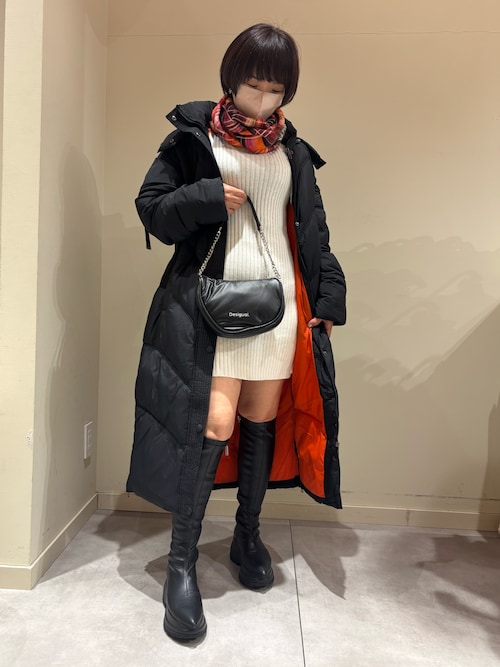 セール】COPENHAGUE パッド入りロングオーバーコート（ダウン