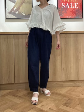 「スポサン」｜Queen’ｓ卑弥呼吉祥寺店さん（レディース・166cm）の夏コーディネート