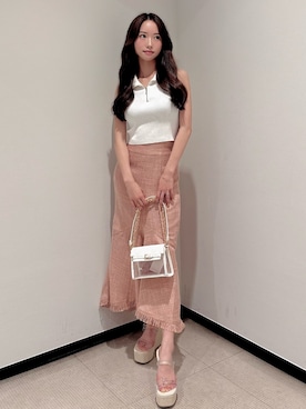 kakoさん（レディース・157cm）の夏コーディネート