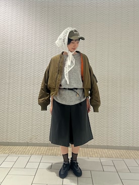 「FORK&SPOON（フォークアンドスプーン）のアイテム」を使った、reikaさん（レディース・157cm）の秋コーディネート