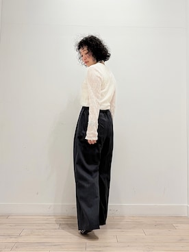 「URBAN RESEARCH DOORS（アーバンリサーチドアーズ）のメッシュサンダル（サンダル、ブラック系）」を使った、**ai**さん（レディース・156cm）の春コーディネート