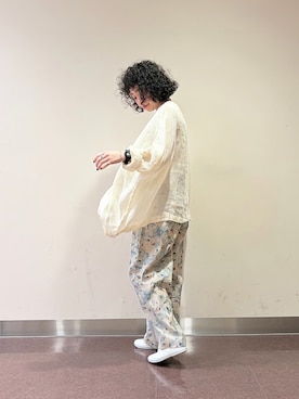 「かぐれ（カグレ）のアイテム（パンツ、その他）」を使った、**ai**さん（レディース・156cm）の春コーディネート