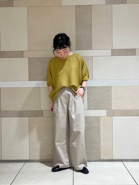 「初夏のお出掛けコーデ」｜「アイテム（バレエシューズ）」を使った、nog0209さん（レディース・156cm）の春コーディネート
