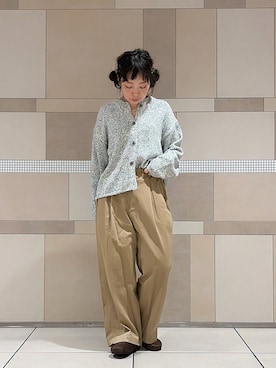 「URBAN RESEARCH DOORS（アーバンリサーチドアーズ）の『別注』REMME×DOORS　CLOG SHOES（その他シューズ、ブラウン系）」を使った、**ai**さん（レディース・156cm）の秋コーディネート