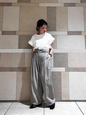 「初夏のお出掛けコーデ」｜「アイテム（その他シューズ）」を使った、nog0209さん（レディース・156cm）の春コーディネート