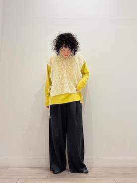 「URBAN RESEARCH DOORS（アーバンリサーチドアーズ）のメッシュサンダル（サンダル、ブラック系）」を使った、**ai**さん（レディース・156cm）の春コーディネート