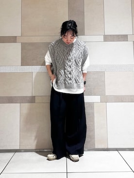 「かぐれ（カグレ）のアイテム（ニット/セーター）」を使った、**ai**さん（レディース・156cm）の秋コーディネート