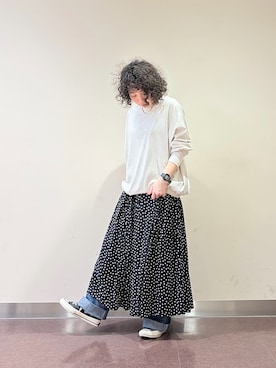 **ai**さん(レディース・156cm)の春コーディネート