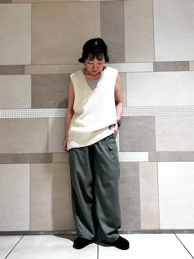 「サンダル×秋アイテム」｜**ai**さん（レディース・156cm）の夏コーディネート