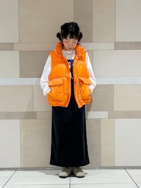 「URBAN RESEARCH DOORS（アーバンリサーチドアーズ）のBIRKENSTOCK　BOSTON(NR)（その他シューズ、ベージュ系）」を使った、**ai**さん（レディース・156cm）の秋コーディネート