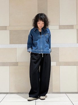 「LEE」｜**ai**さん（レディース・156cm）の秋コーディネート