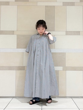 「URBAN RESEARCH DOORS（アーバンリサーチドアーズ）の『別注』BIRKENSTOCK×DOORS　ARIZONA WB(NR)（サンダル、ブラック系）」を使った、**ai**さん（レディース・156cm）の春コーディネート