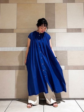 「URBAN RESEARCH DOORS（アーバンリサーチドアーズ）の楊柳イージーパンツ（その他パンツ）」を使った、nog0209さん（レディース・156cm）の夏コーディネート