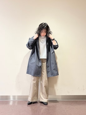 「URBAN RESEARCH DOORS（アーバンリサーチドアーズ）のソフトヒールパンプス（パンプス、ブラック系）」を使った、**ai**さん（レディース・156cm）の春コーディネート