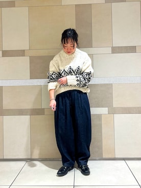 **ai**さん(レディース・156cm)の冬コーディネート