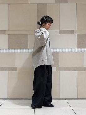「RODE SKO（ロデスコ）のレザーベルトショートブーツ（ブーツ、ブラック系）」を使った、**ai**さん（レディース・156cm）の秋コーディネート