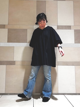 「アイテム（チュニック）」を使った、nog0209さん（レディース・156cm）の夏コーディネート