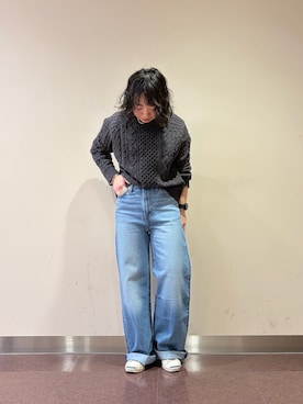 **ai**さん（レディース・156cm）の冬コーディネート