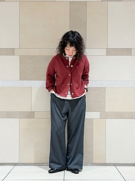 「URBAN RESEARCH DOORS（アーバンリサーチドアーズ）のビット付きローファー（ローファー、ブラック系）」を使った、**ai**さん（レディース・156cm）の秋コーディネート