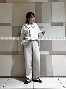 「HARUTA（ハルタ）の『別注』HARUTA×DOORS　キルトローファー（ローファー）」を使った、**ai**さん（レディース・156cm）の秋コーディネート