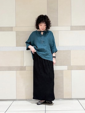 「URBAN RESEARCH DOORS（アーバンリサーチドアーズ）のメッシュサンダル（サンダル、ブラック系）」を使った、**ai**さん（レディース・156cm）の春コーディネート