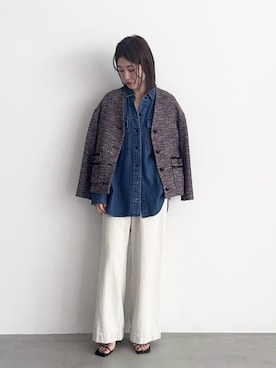 「MICA&DEAL（マイカ＆ディール）のアイテム」を使った、erikaさん（レディース・163cm）の冬コーディネート