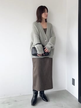 「ボストンバッグ」｜erikaさん（レディース・163cm）の冬コーディネート