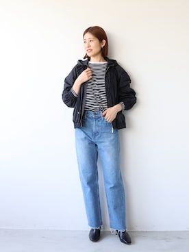 「マイカアンドディール」｜「アイテム（その他アウター）」を使った、erikaさん（レディース・163cm）の秋コーディネート