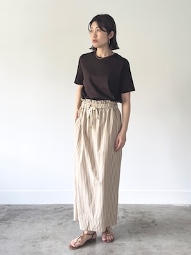 「marmors（マルモア）のアイテム」を使った、erikaさん（レディース・163cm）の春コーディネート