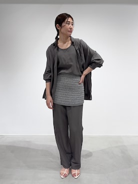 erikaさん（レディース・163cm）の春コーディネート