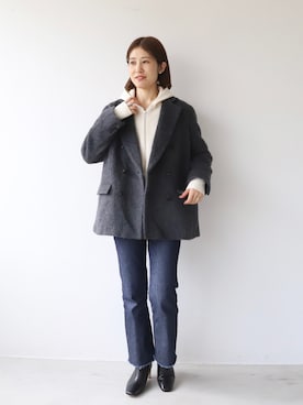 「マイカアンドディール」｜「アイテム（ジャケット/アウター）」を使った、erikaさん（レディース・163cm）の秋コーディネート