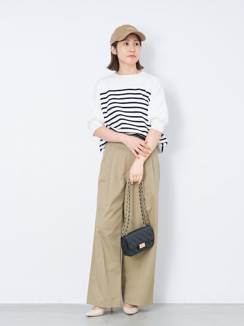 （新品）MICA & DEAL ネイビー チノパンツ Apo（s）ture チノパン PETE-002/低身長ツイルスキニーパンツ